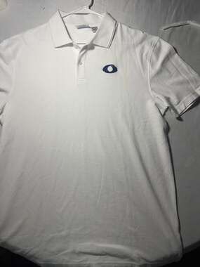 Boat Bum Liquid Yacht Wear Pima Cotton & Coolmax White Polo Shirt